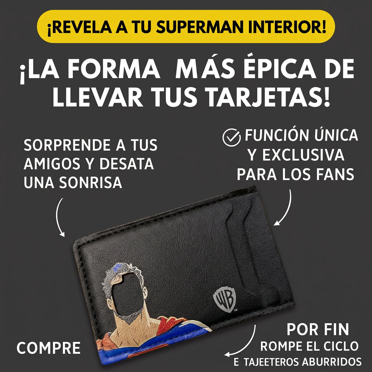 Tarjetero SuperMan 🦸🏻‍♂️